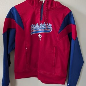 Red and Blue Philadelphia Hoodie